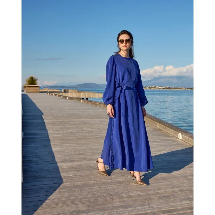 Misswhence Nervür Detaylı Elbise 39833 SİYAH