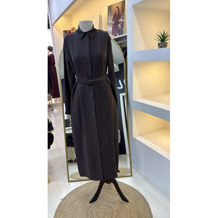 NUSS 2050 PİLE DETAY ELBİSE- BİTTER