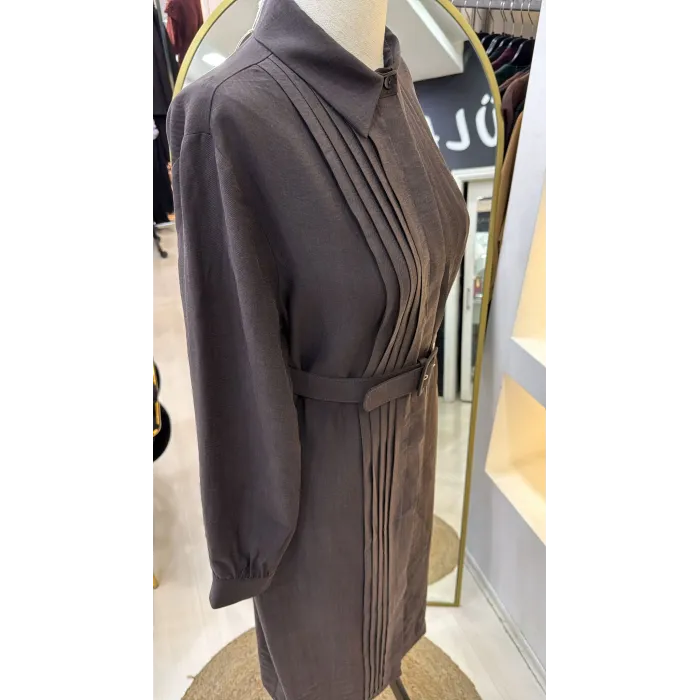NUSS 2050 PİLE DETAY ELBİSE- BİTTER