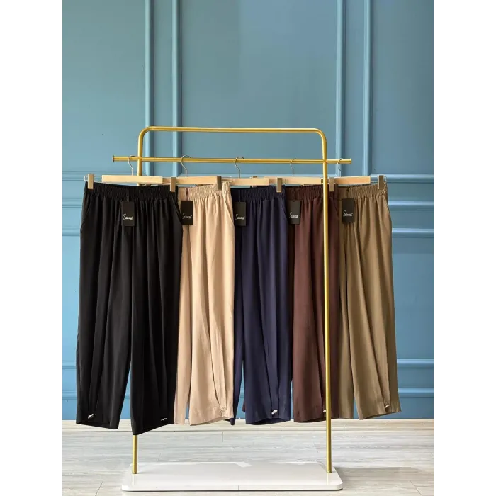 SENTEZ TİTAN PAÇA PİLE DÜĞMELİ RAHAT PANTOLON 5643 TAŞ