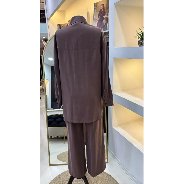 Nuss 1064 PANTOLONLU Takım - KAHVE