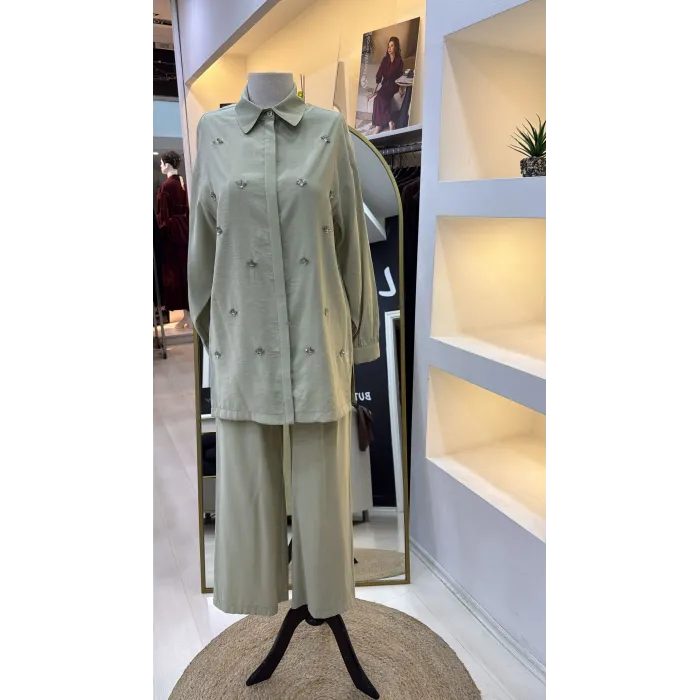 Nuss 1064 PANTOLONLU Takım - GOLGE