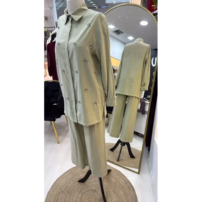 Nuss 1064 PANTOLONLU Takım - GOLGE