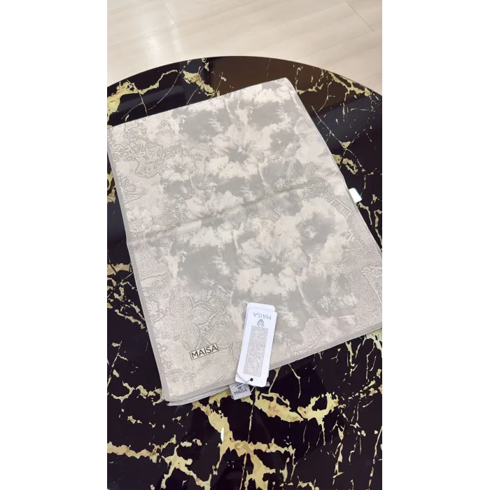 MAISA GÜLRUH FLOŞ VİSKON ŞAL BEJ 1535