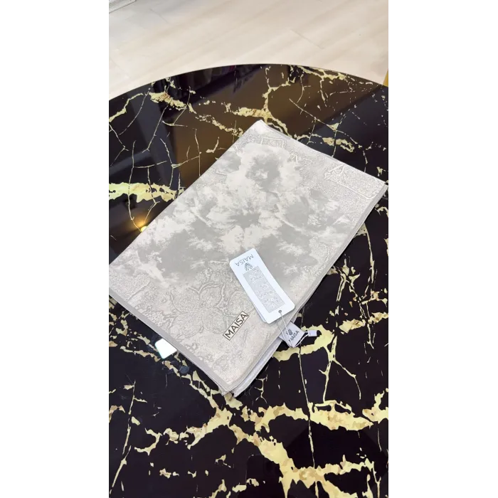 MAISA GÜLRUH FLOŞ VİSKON ŞAL BEJ 1535