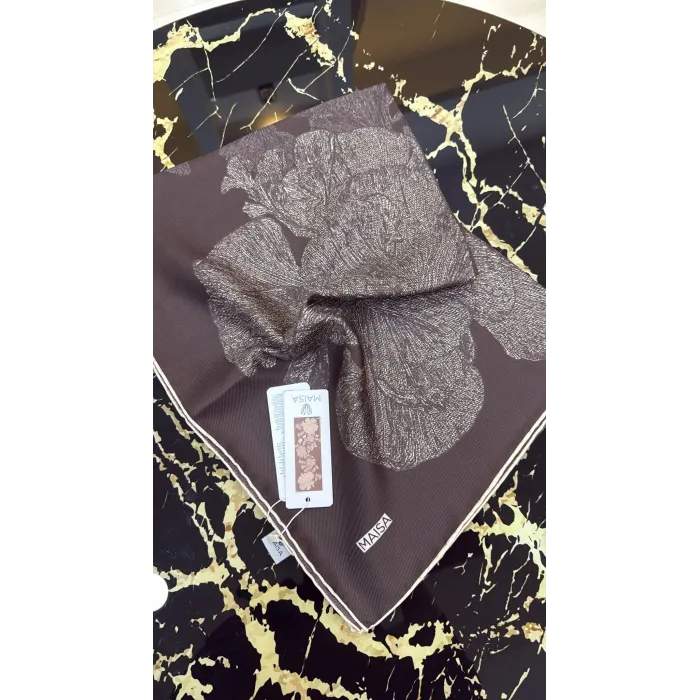 MAISA FARAH MULBERRY İREK ŞAL KAHVE 7689