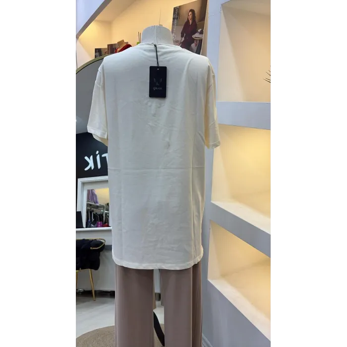 QMASH KISA KOLLU TİŞÖRT 4316 BEJ