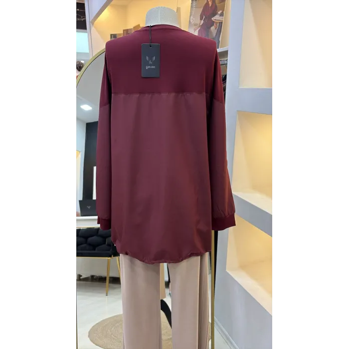 QMASH PENYE TUNİK BORDO 6193
