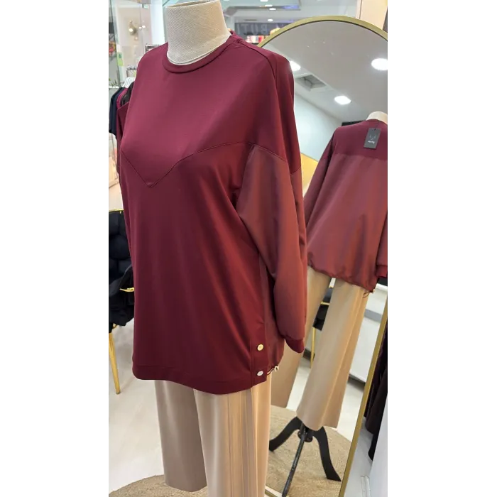 QMASH PENYE TUNİK BORDO 6193