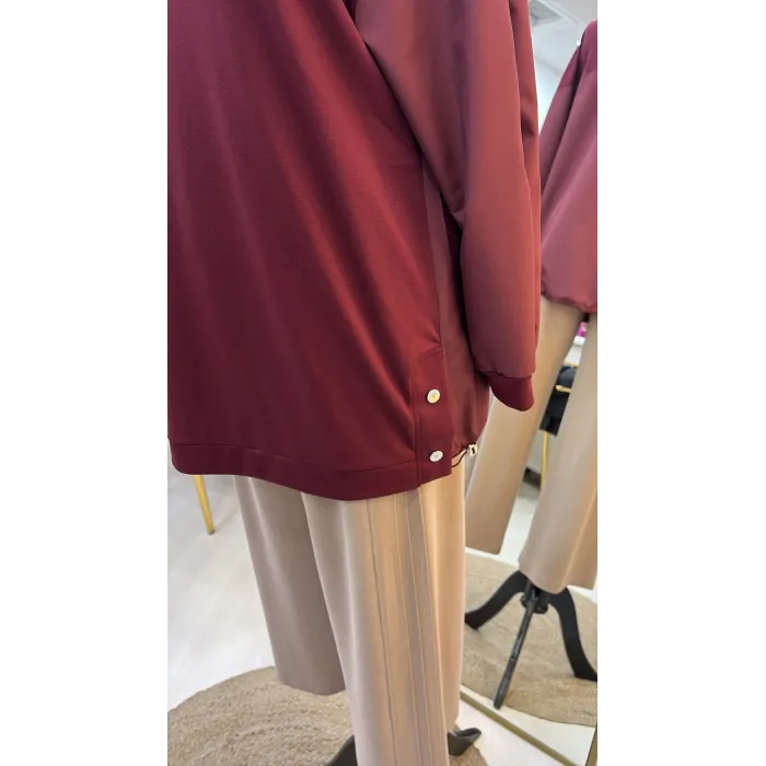 QMASH PENYE TUNİK BORDO 6193