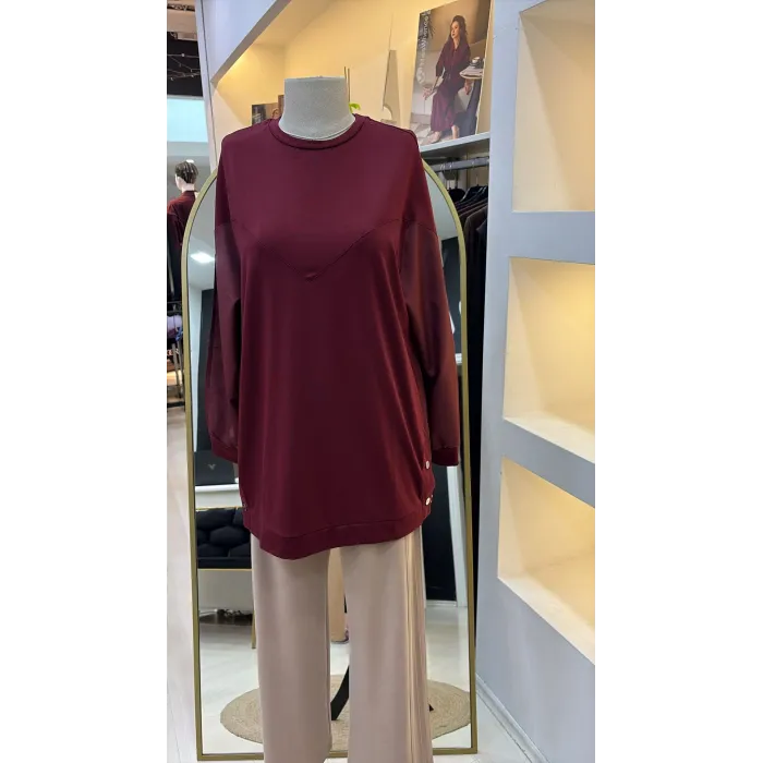 QMASH PENYE TUNİK BORDO 6193
