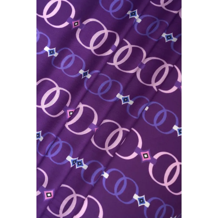 İmannoor Baklava Noor Floş Viskon Şal MOR - PURPLE 242 3014 080