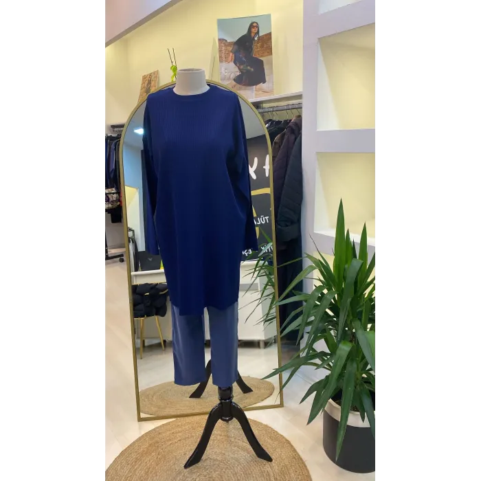 İNNEE TRİKO TUNİK 7014 LACİVERT