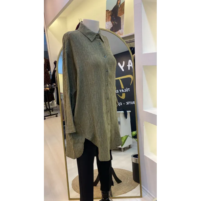 İNVEE 7017 MODAL TUNİK HAKİ