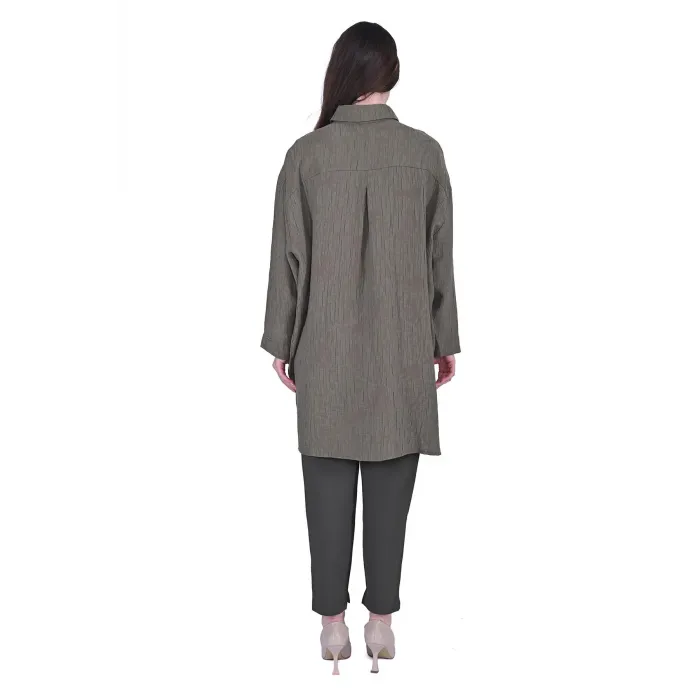 İNVEE 7017 MODAL TUNİK HAKİ