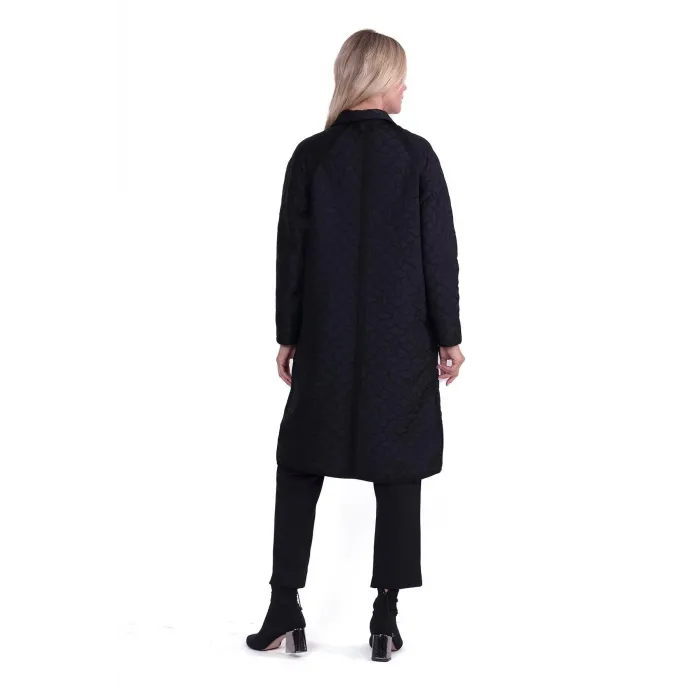 İnvee 7096 Kapitone Ceket - SİYAH