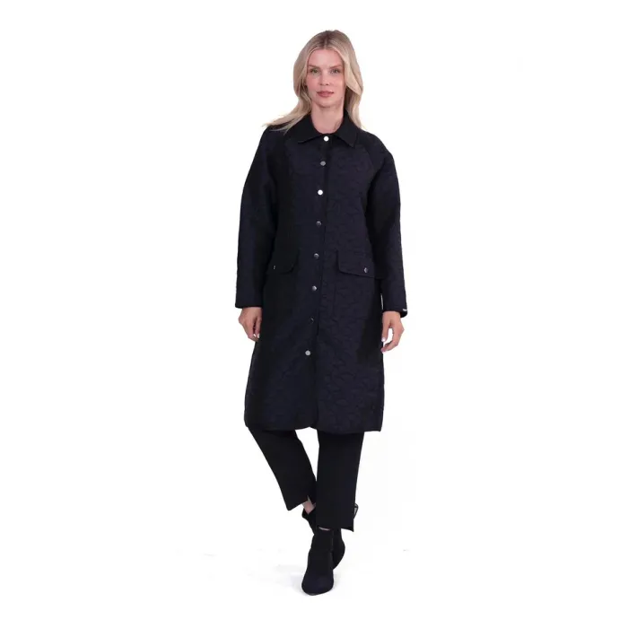 İnvee 7096 Kapitone Ceket - SİYAH