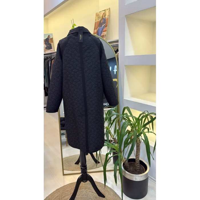 İnvee 7096 Kapitone Ceket - SİYAH