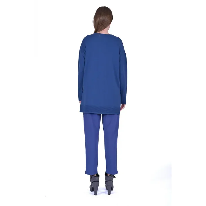 invee Bekletmeli Tunik İNDİGO 6840