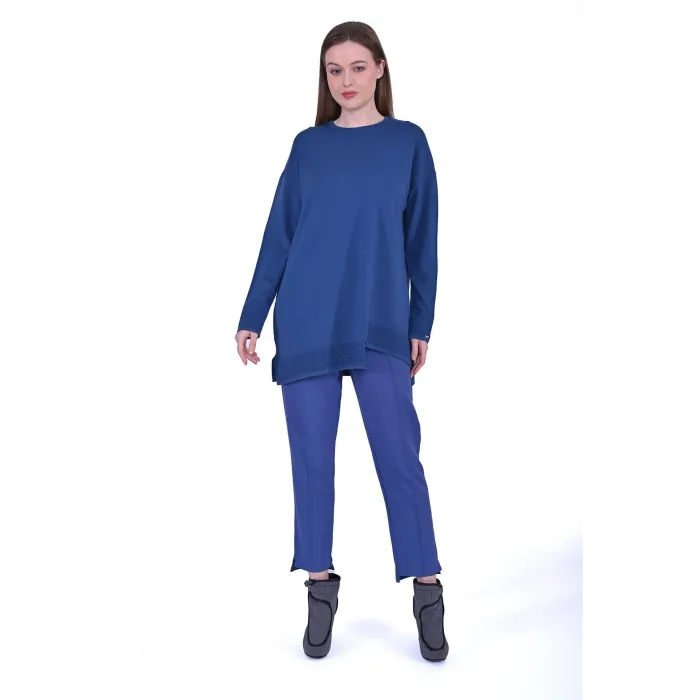 invee Bekletmeli Tunik İNDİGO 6840
