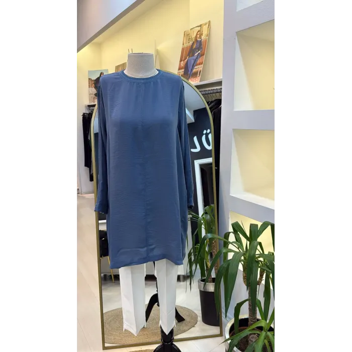 İNVEE CAZ TUNİK 7104 İNDİGO