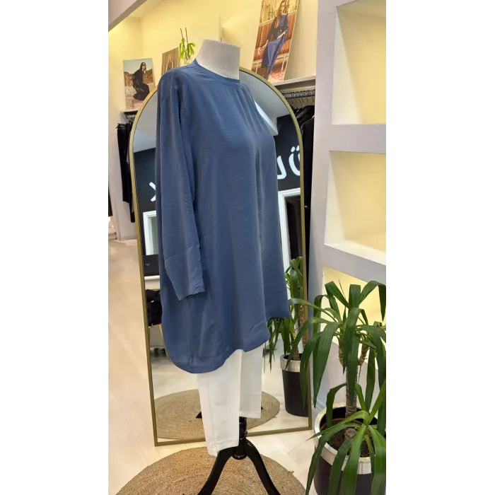 İNVEE CAZ TUNİK 7104 İNDİGO