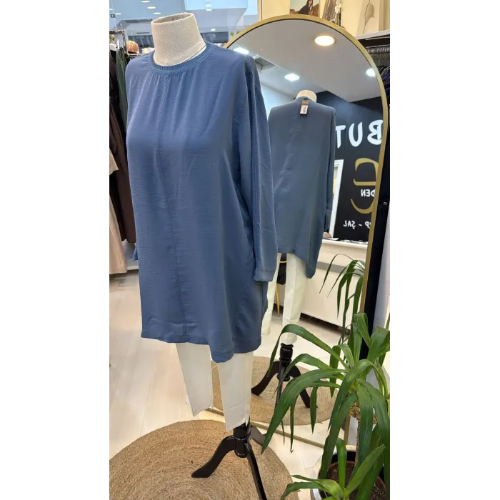 İNVEE CAZ TUNİK 7104 İNDİGO