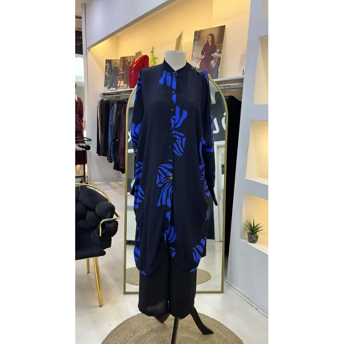 invee desenlİ Siyah Kap 6832