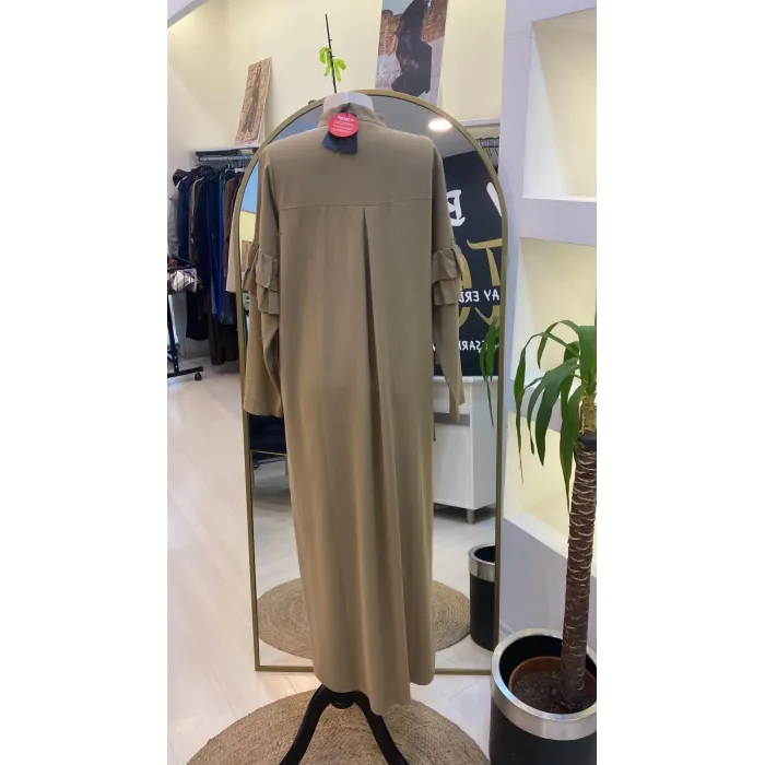 İNVEE ELBİSE FİRFİR DETAYLİ 6925 CAMAL