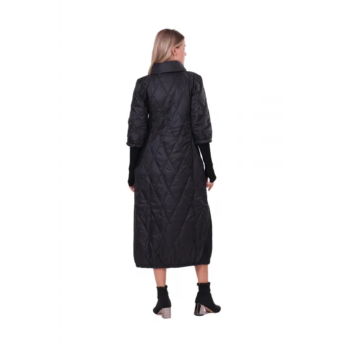 invee Eldivenli Kapitone Mont SİYAH 6378