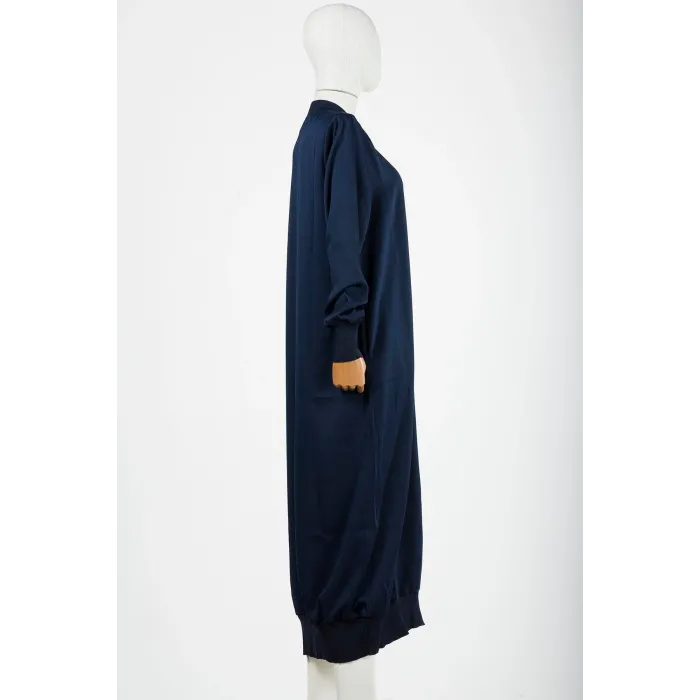 invee Fermuarlı Triko Detaylı Kap LACİVERT 6430