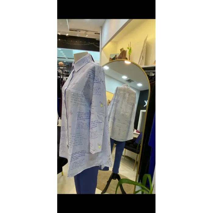 invee gomlek 7155 MAVİ