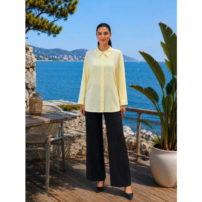 İnvee Gömlek 7187 SARİ