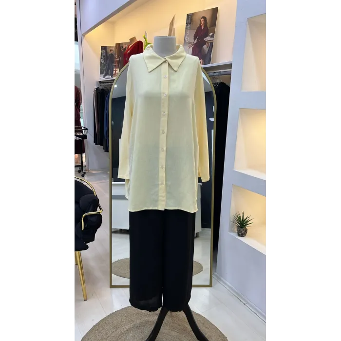 İnvee Gömlek 7187 SARİ
