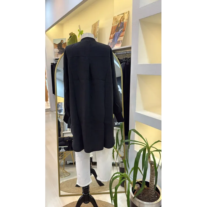 invee gomlek siyah 6674 M