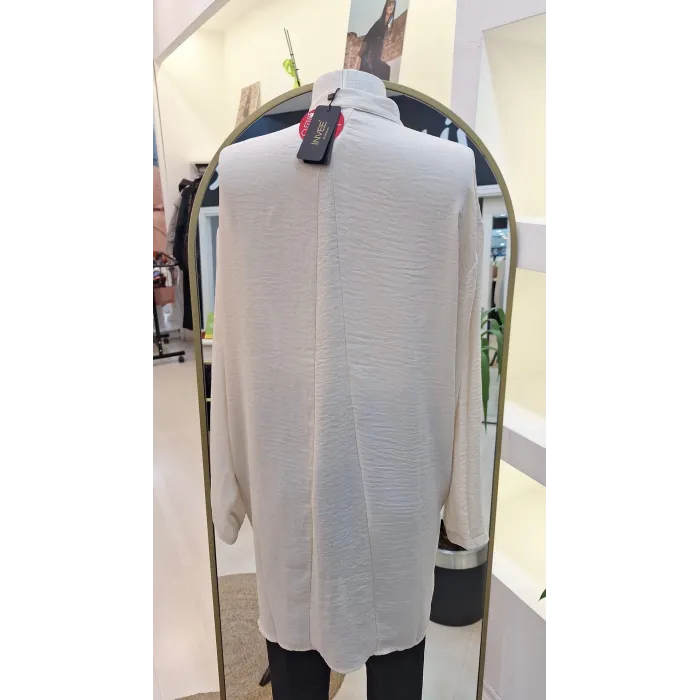 İNVEE HAKİM YAKA CAZ TUNİK 6941 BEJ