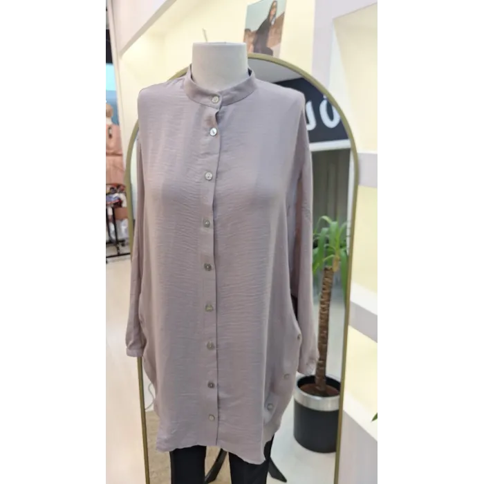 İNVEE HAKİM YAKA CAZ TUNİK 6941VİZON