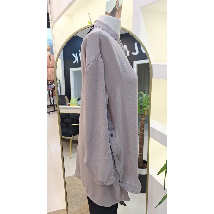 İNVEE HAKİM YAKA CAZ TUNİK 6941VİZON