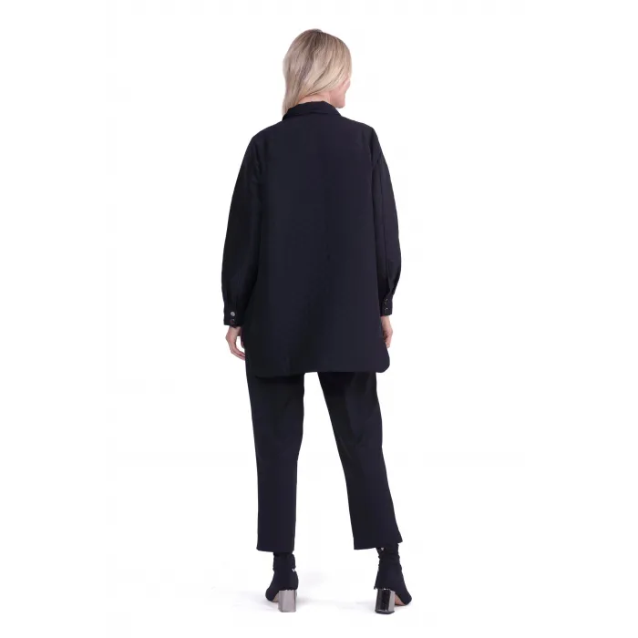 İnvee Kapitone SİYAH  Ceket 6827