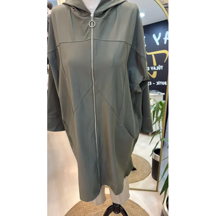 İnvee Kapşonlu yagmurluk 7045 haki