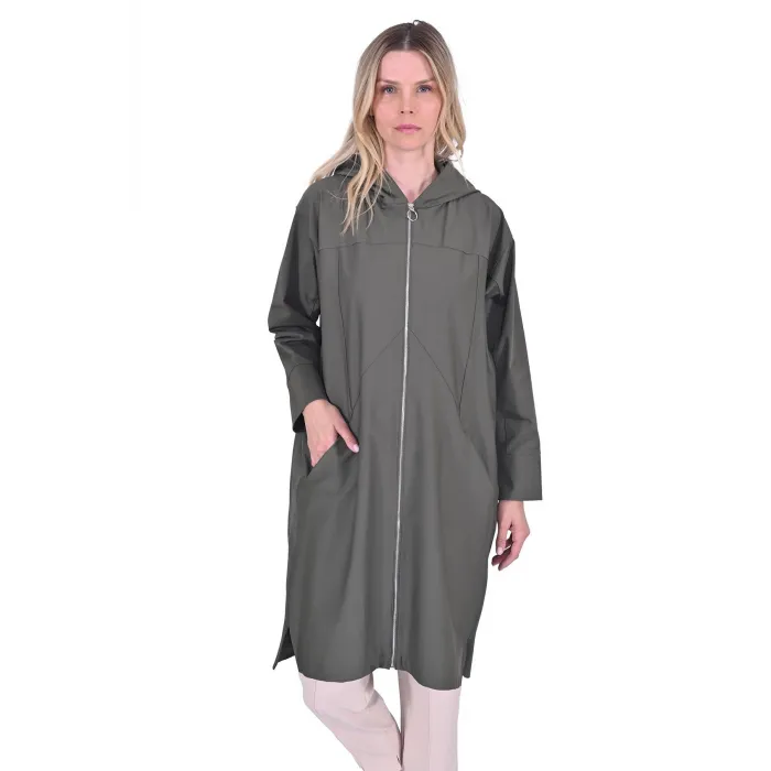 İnvee Kapşonlu yagmurluk 7045 haki