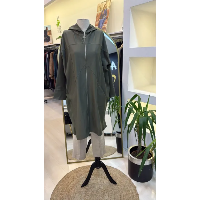 İnvee Kapşonlu yagmurluk 7045 haki