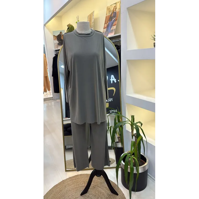 invee modal kumaş fresh takim 7126 HAKİ