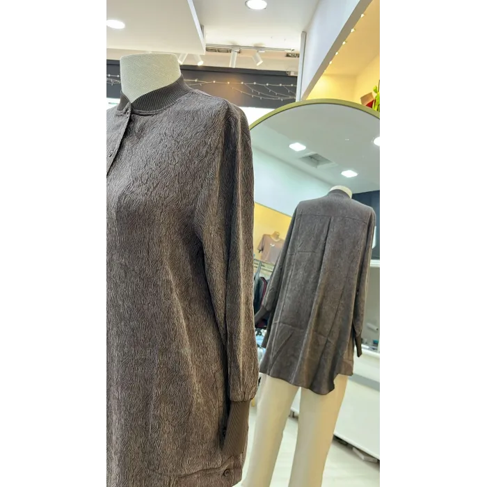 invee modal kumaş tunik 7254 kahve