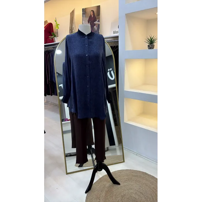 invee modal kumaş tunik 7254 lacivert