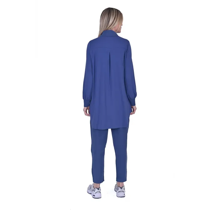 invee Modal Penye Gömlek 6926 indigo