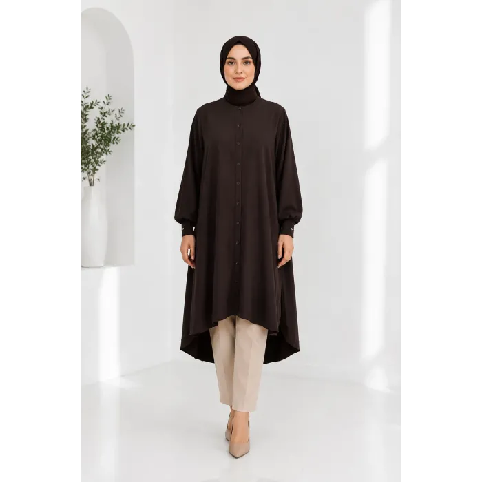 İnvee Oval Kap kahve 6832