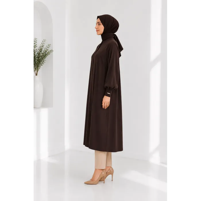 İnvee Oval Kap kahve 6832