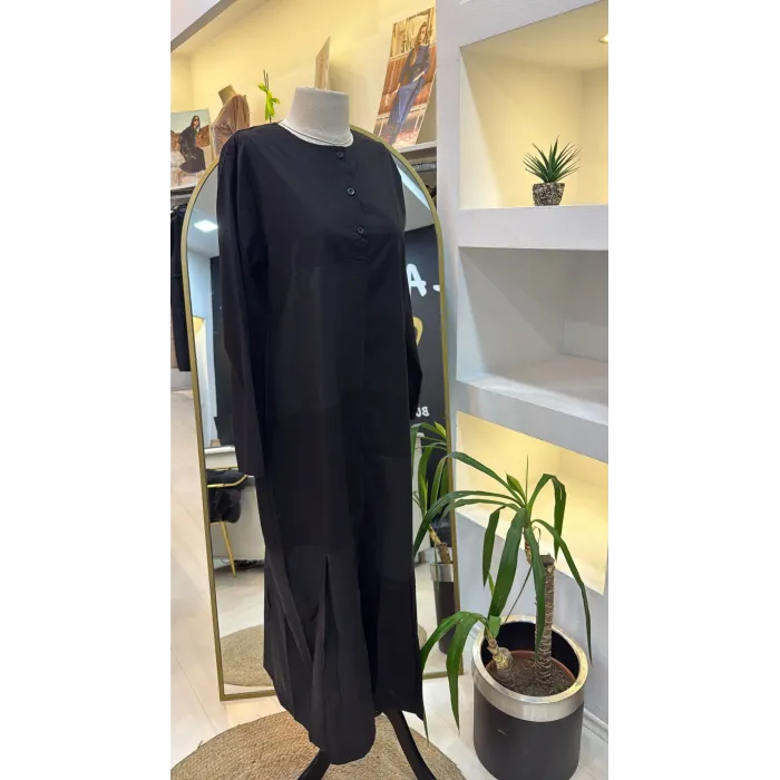 İnvee peç elbise siyah 7157