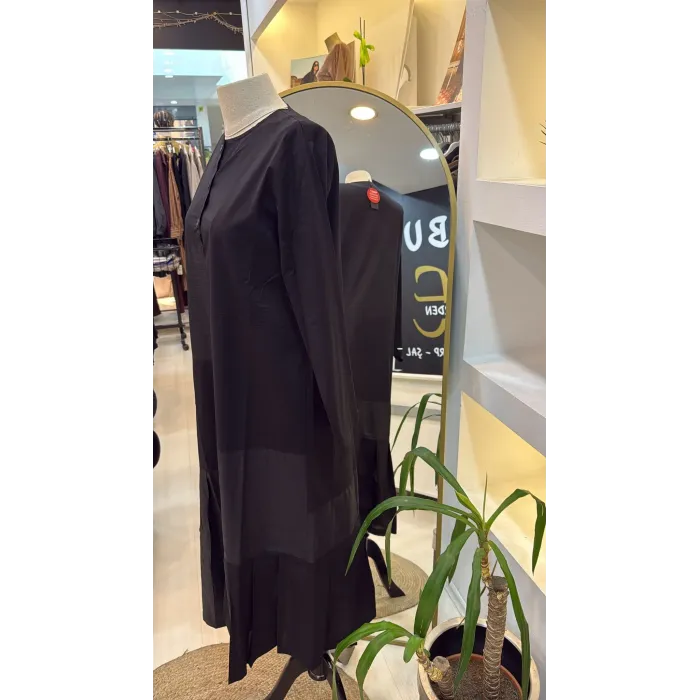 İnvee peç elbise siyah 7157